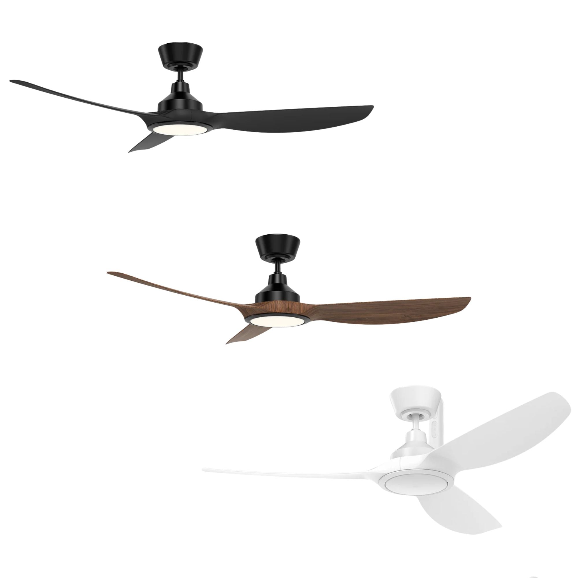 Mercator JOTA - 1320mm DC Ceiling Fan with LED Light and Remote-Mercator-Ozlighting.com.au