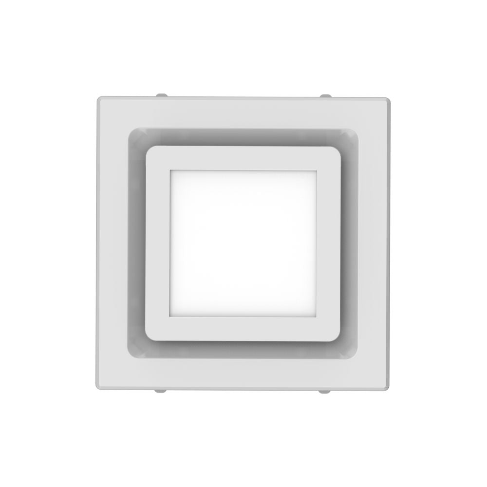 Modura ALLAIR CLASSIC LED Ceiling Exhaust Fan - 250mm Square, LED Light-Modura-Ozlighting.com.au