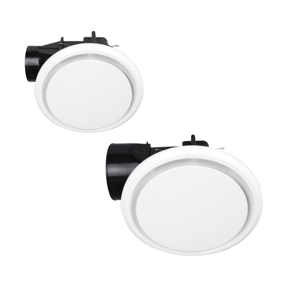 Modura ALLAIR MATE 200/250 Ceiling Exhaust Fan - 200mm/250mm Round-Modura-Ozlighting.com.au