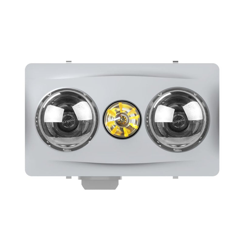 Modura BATHLUX2 - 3-in-1 Bathroom Heater-Light-Exhaust Fan-Modura-Ozlighting.com.au