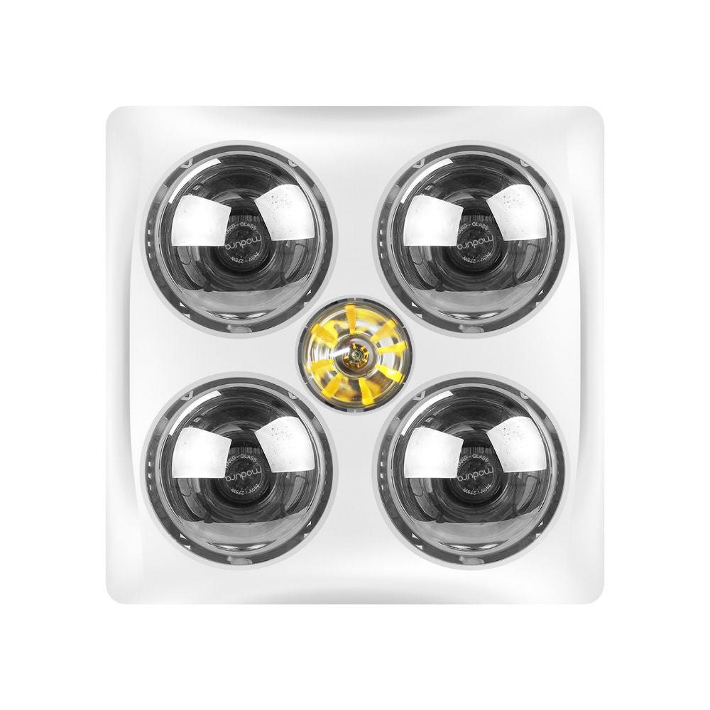 Modura BATHLUX4 Bathroom Heater-Light-Exhaust Fan - 3-in-1-Modura-Ozlighting.com.au