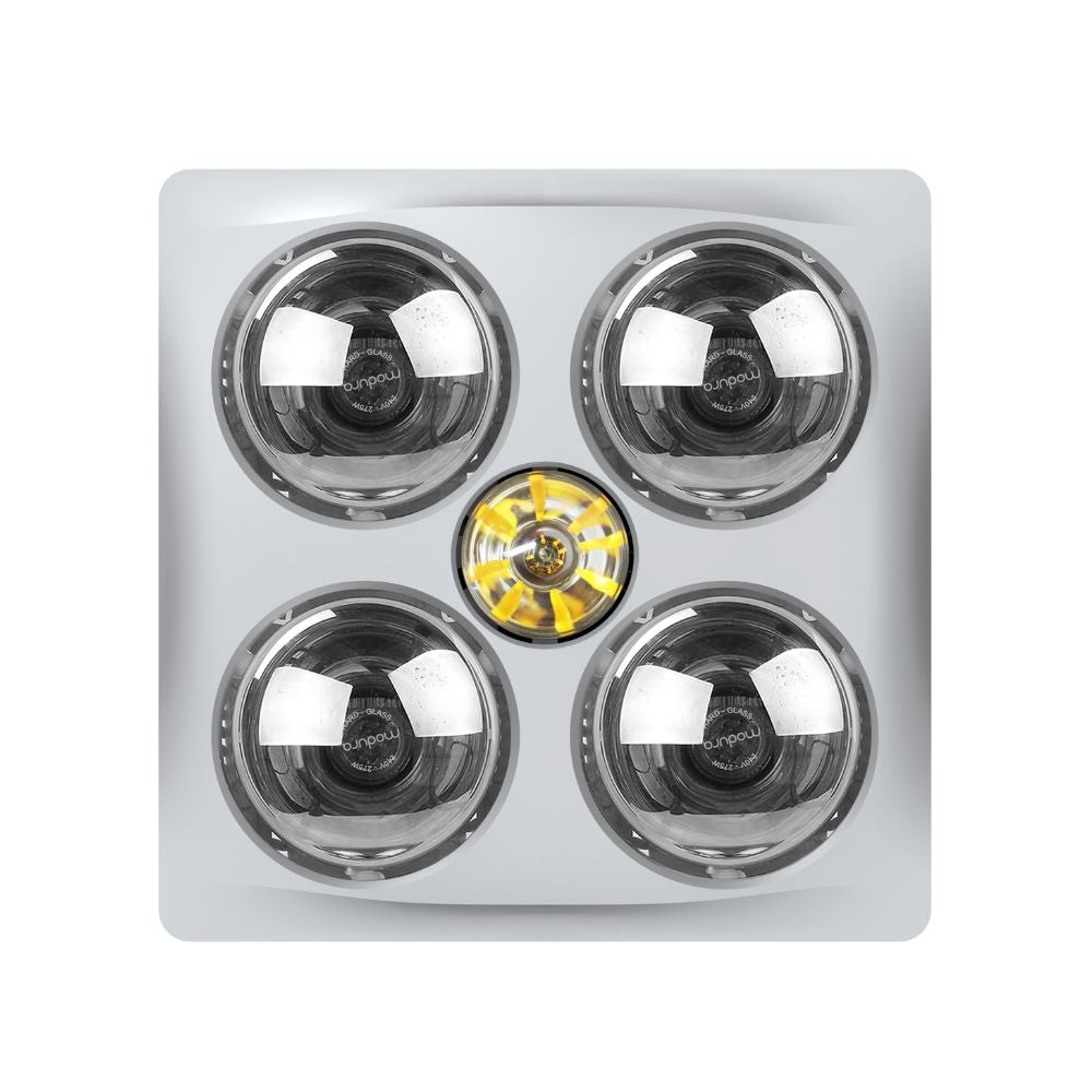 Modura BATHLUX4 Bathroom Heater-Light-Exhaust Fan - 3-in-1-Modura-Ozlighting.com.au