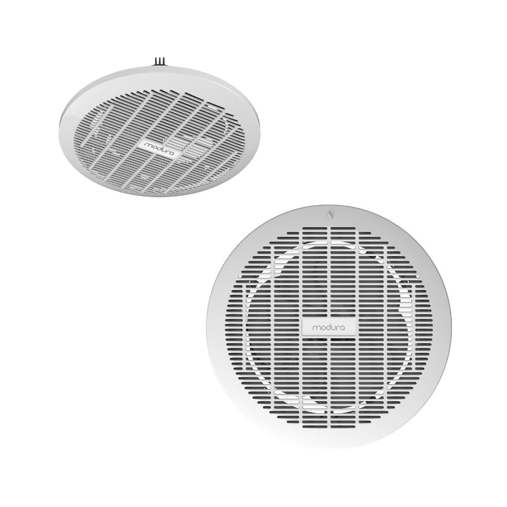 Modura JUSTAIR Ceiling Exhaust Fan - 200mm/250mm Round-Modura-Ozlighting.com.au