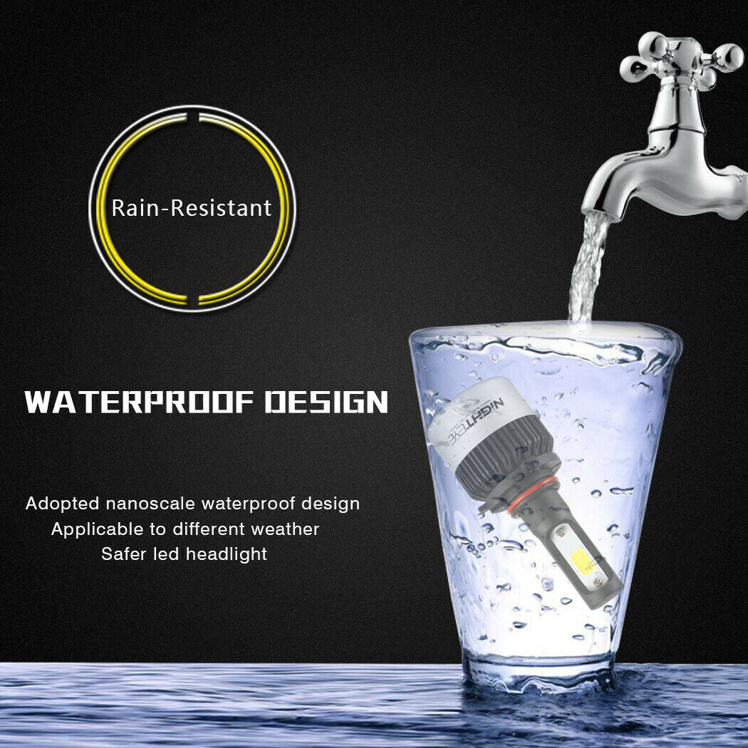 Nighteye 9005 HB3 LED Headlight Bulbs 36W 4500LM Set of 2-Ozlighting-Ozlighting.com.au