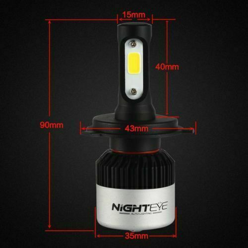 Nighteye H4 LED Headlight Bulbs 36W 4500LM Set of 2-Ozlighting-Ozlighting.com.au