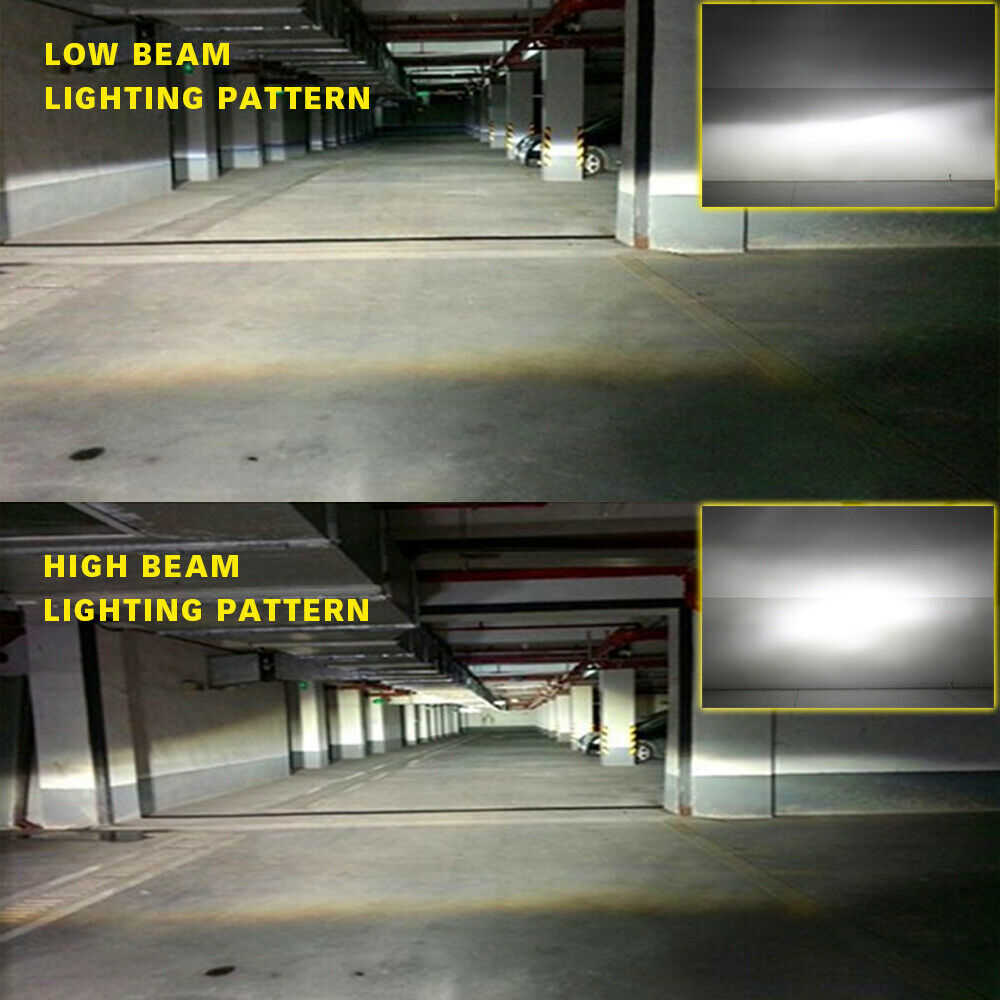 Nighteye H7 LED Hi/Lo Headlight Bulbs 36W 4500LM Set of 2-Ozlighting-Ozlighting.com.au
