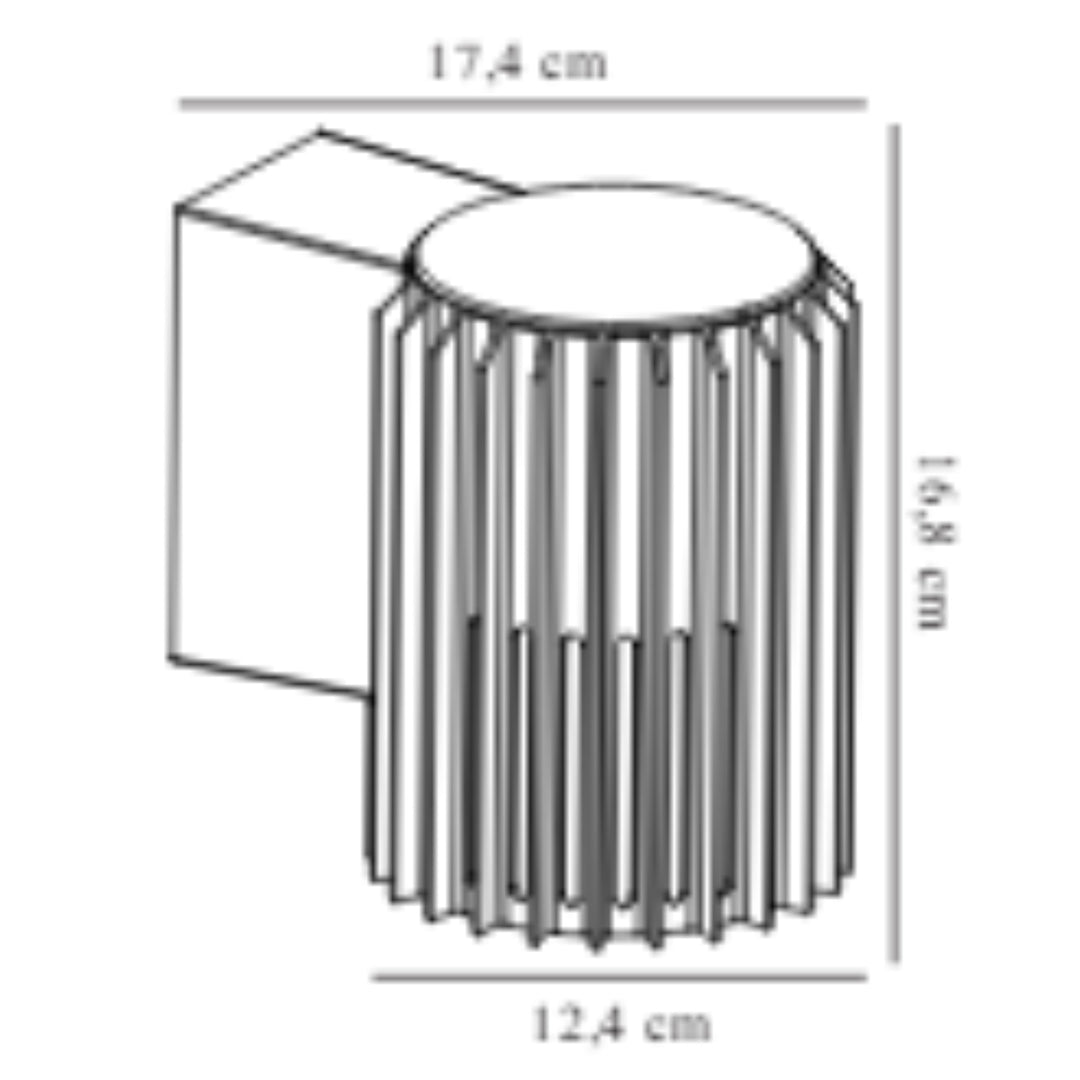 Nordlux ALUDRA - 15W Wall Light-Nordlux-Ozlighting.com.au