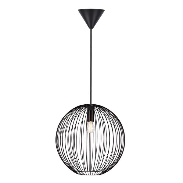 Nordlux BERONI Pendant - 1 Light Minimalist Cage-Nordlux-Ozlighting.com.au
