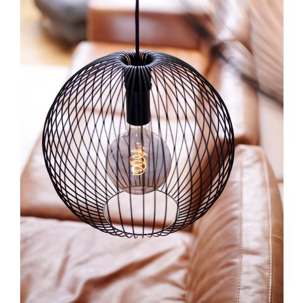 Nordlux BERONI Pendant - 1 Light Minimalist Cage-Nordlux-Ozlighting.com.au