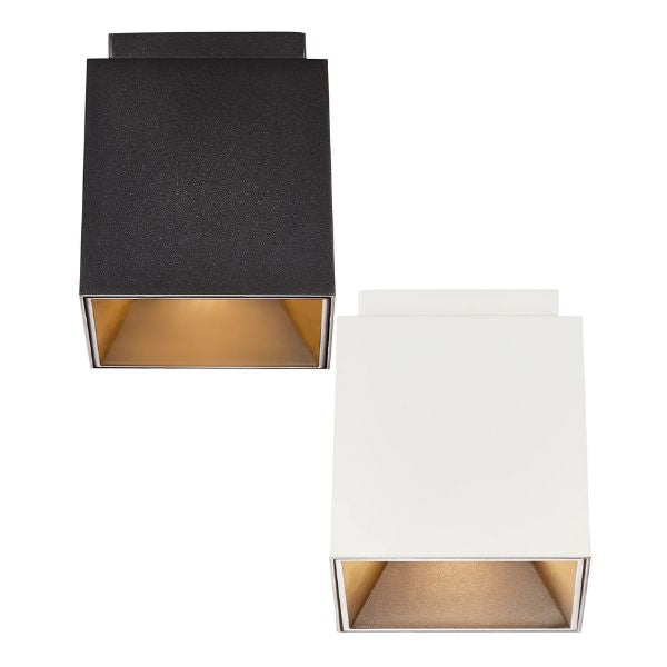 Nordlux ETHAN Downlight - 1-Spot Square Aluminium Surface-Mounted-Nordlux-Ozlighting.com.au