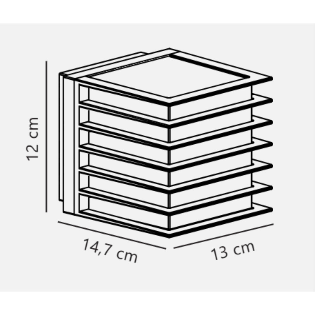 Nordlux FLUCTUS 13 - 15W Wall Light-Nordlux-Ozlighting.com.au