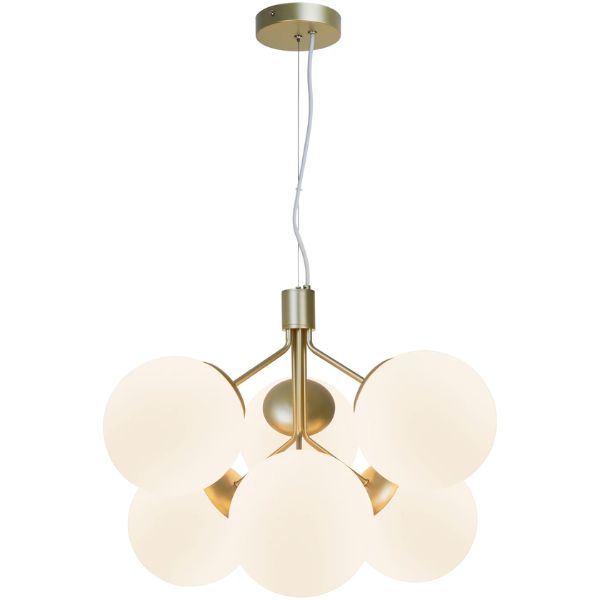 Nordlux IVONA - 4/6 Light Modern Mouth-Blown Glass and Steel Pendant-Nordlux-Ozlighting.com.au