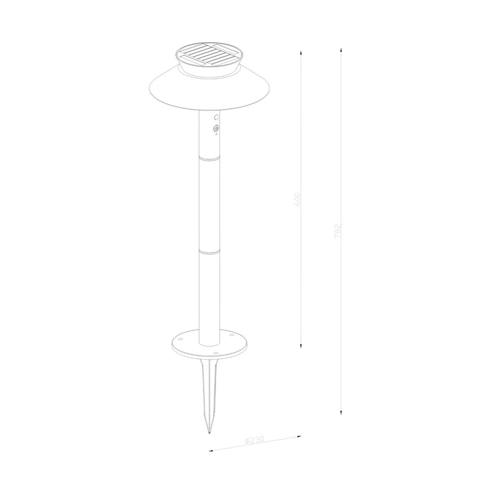 Nordlux JUSTINA - Solar Garden Light-Nordlux-Ozlighting.com.au