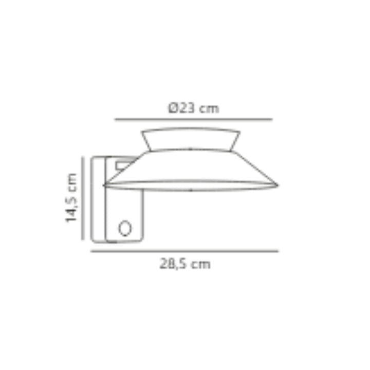 Nordlux JUSTINA - Solar Wall Light-Nordlux-Ozlighting.com.au