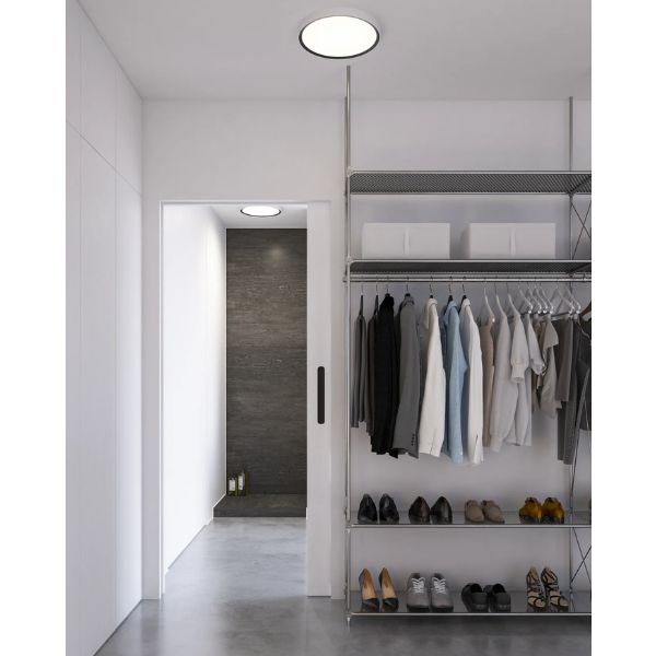 Nordlux LIVA Smart Ceiling Light - RGB Colour-Adjustable, IP54-Nordlux-Ozlighting.com.au