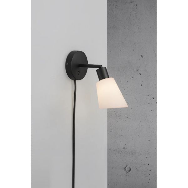 Nordlux MOLLI - Minimalist Metal & Glass Wall Light-Nordlux-Ozlighting.com.au