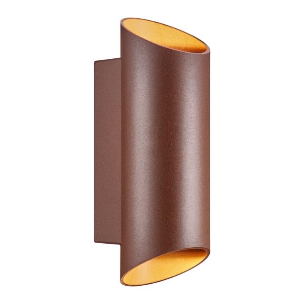 Nordlux NICO Up/Down Outdoor Wall Light - Aluminium, IP54-Nordlux-Ozlighting.com.au