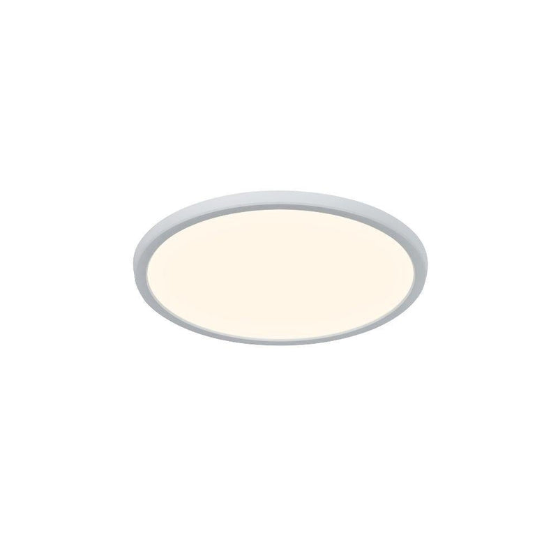 Nordlux OJA - 15W/20W/30W Smart LED White Tuneable Round Oyster Ceiling Light IP20 White-Nordlux-Ozlighting.com.au