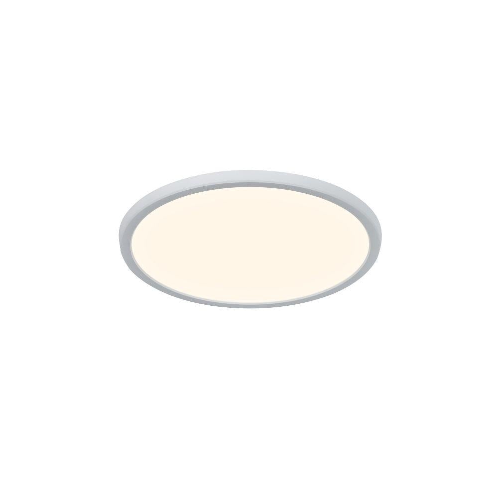 Nordlux OJA Smart LED Ceiling Light - 15W/20W/30W White Tuneable Round Oyster, IP20 White-Nordlux-Ozlighting.com.au