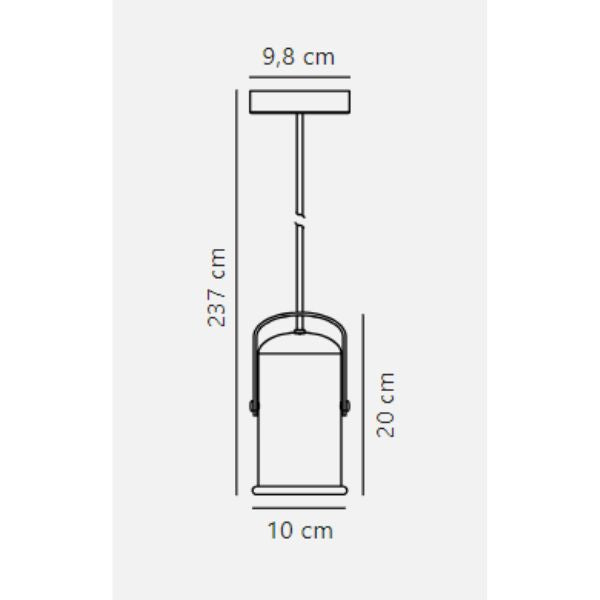 Nordlux PORTER 9 - 1 Light Industrial Metal Pendant-Nordlux-Ozlighting.com.au