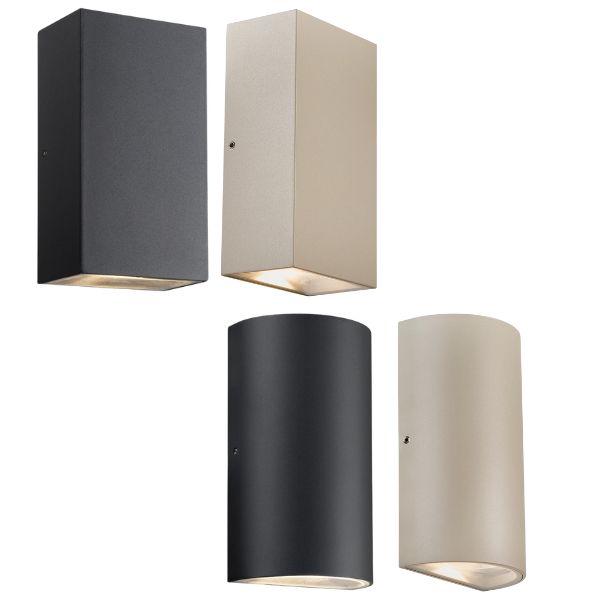 Nordlux ROLD Wall Light - 10W Flat/Round-Nordlux-Ozlighting.com.au