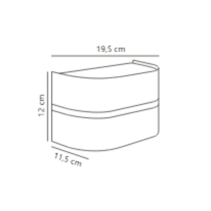 Nordlux SIBELIS - 10W Wall Light-Nordlux-Ozlighting.com.au