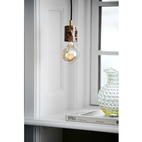 Nordlux SIV Pendant Light - 1 Light Marble Suspension Cable-Nordlux-Ozlighting.com.au