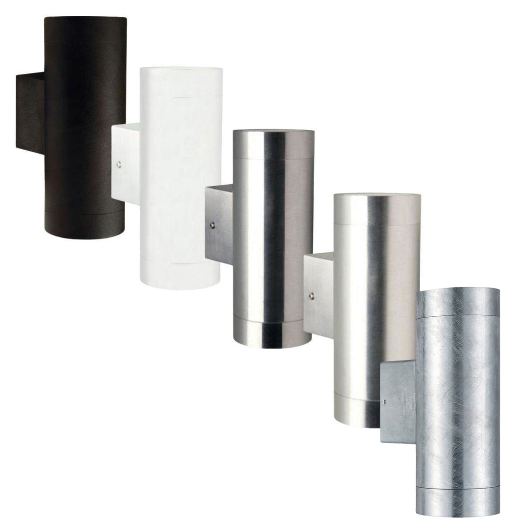 Nordlux TIN MAXI - 2xGU10 Exterior Up/Down Wall Light IP54-Nordlux-Ozlighting.com.au