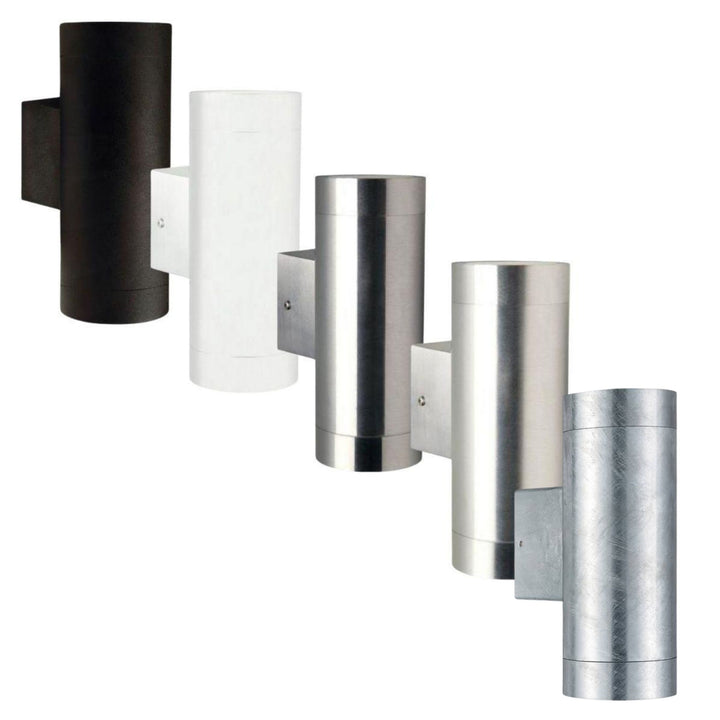 Nordlux TIN MAXI - 2xGU10 Exterior Up/Down Wall Light IP54-Nordlux-Ozlighting.com.au