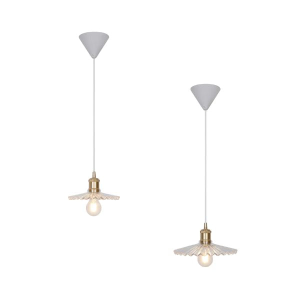 Nordlux TORINA - 1 Light Retro Hand-Blown Glass Pendant-Nordlux-Ozlighting.com.au