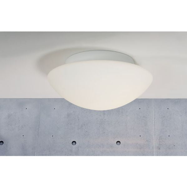 Nordlux UFO Ceiling Light - Opal Glass, IP43-Nordlux-Ozlighting.com.au