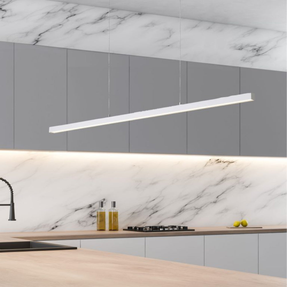 Oriel SHARD - Slimline 1200mm TriColour LED Linear Pendant