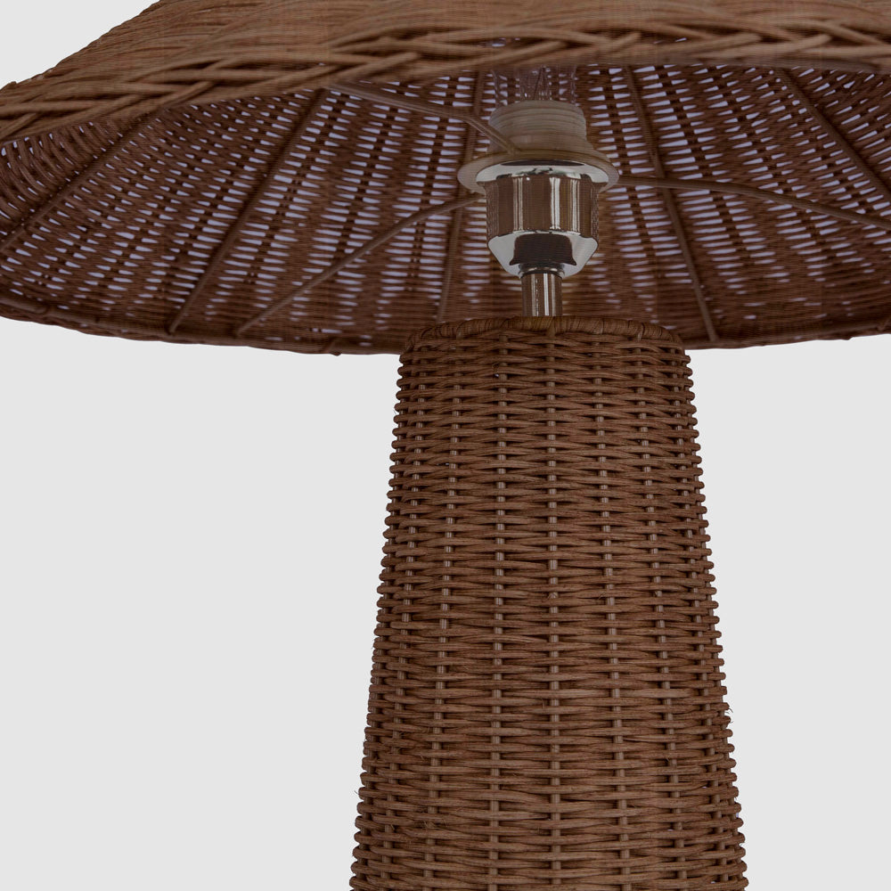 OneWorld Collection APEX Rattan Table Lamp with Shade-ONEWORLD COLLECTION-Ozlighting.com.au
