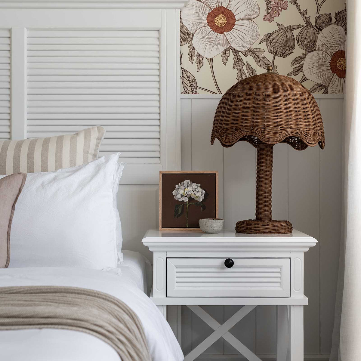OneWorld Collection BROLLEY Rattan Table Lamp-ONEWORLD COLLECTION-Ozlighting.com.au