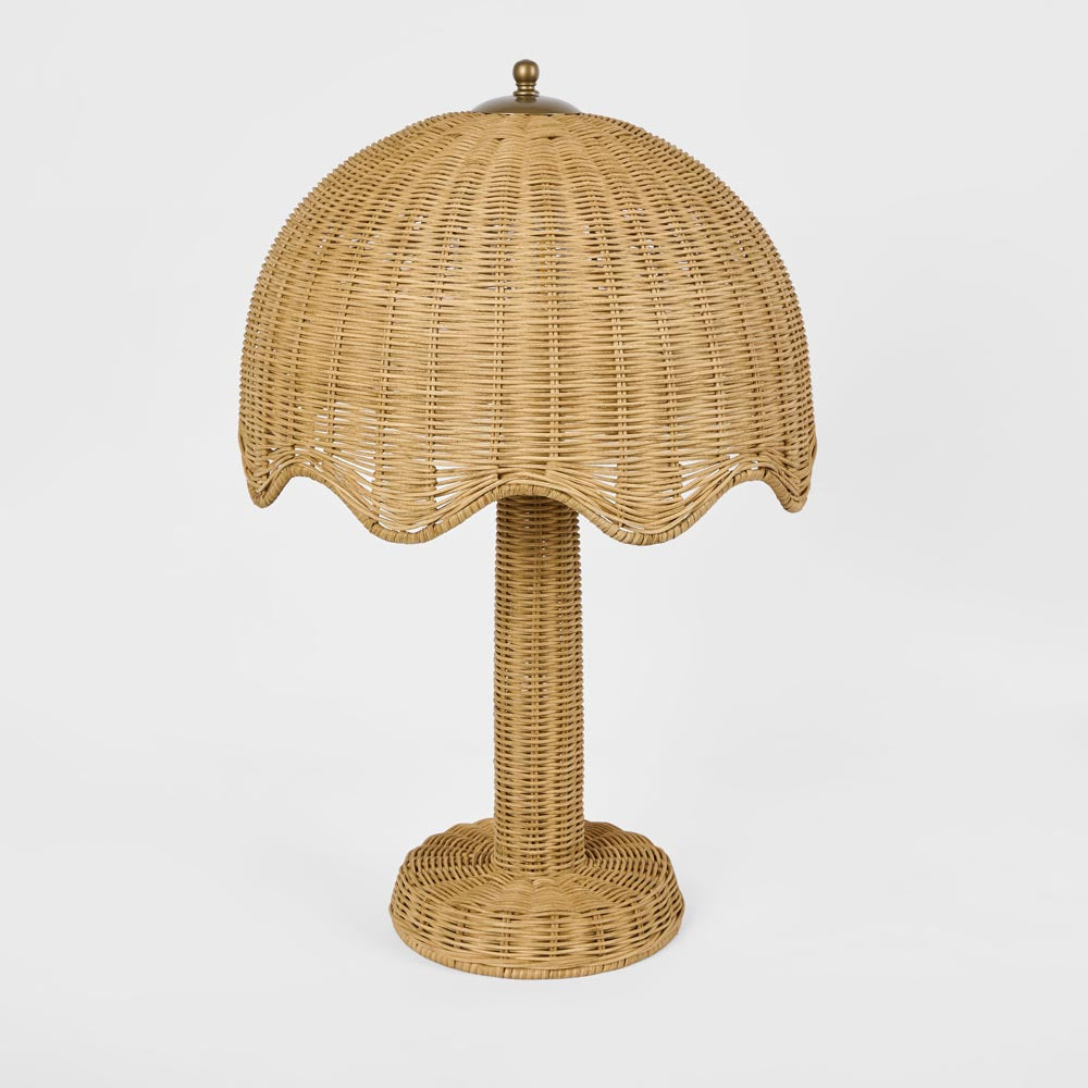OneWorld Collection BROLLEY Rattan Table Lamp-ONEWORLD COLLECTION-Ozlighting.com.au