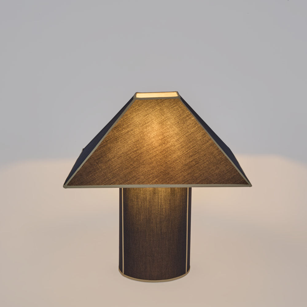 OneWorld Collection GABLE Table Lamp Dark Navy-ONEWORLD COLLECTION-Ozlighting.com.au