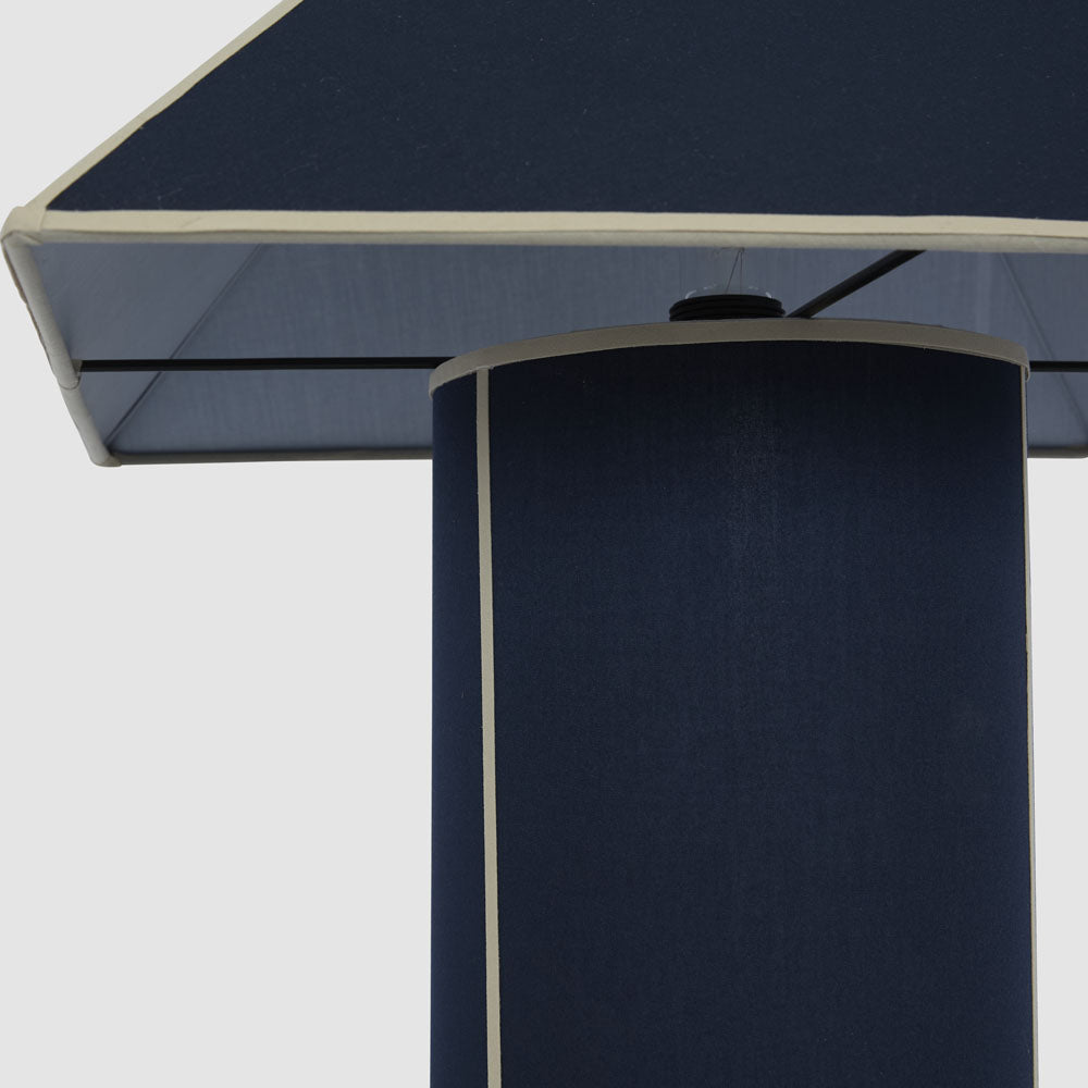 OneWorld Collection GABLE Table Lamp Dark Navy-ONEWORLD COLLECTION-Ozlighting.com.au