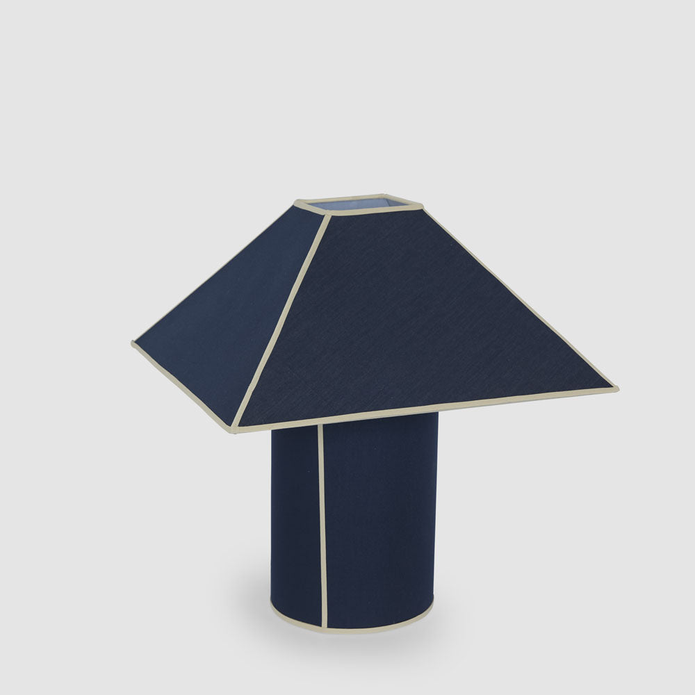 OneWorld Collection GABLE Table Lamp Dark Navy-ONEWORLD COLLECTION-Ozlighting.com.au
