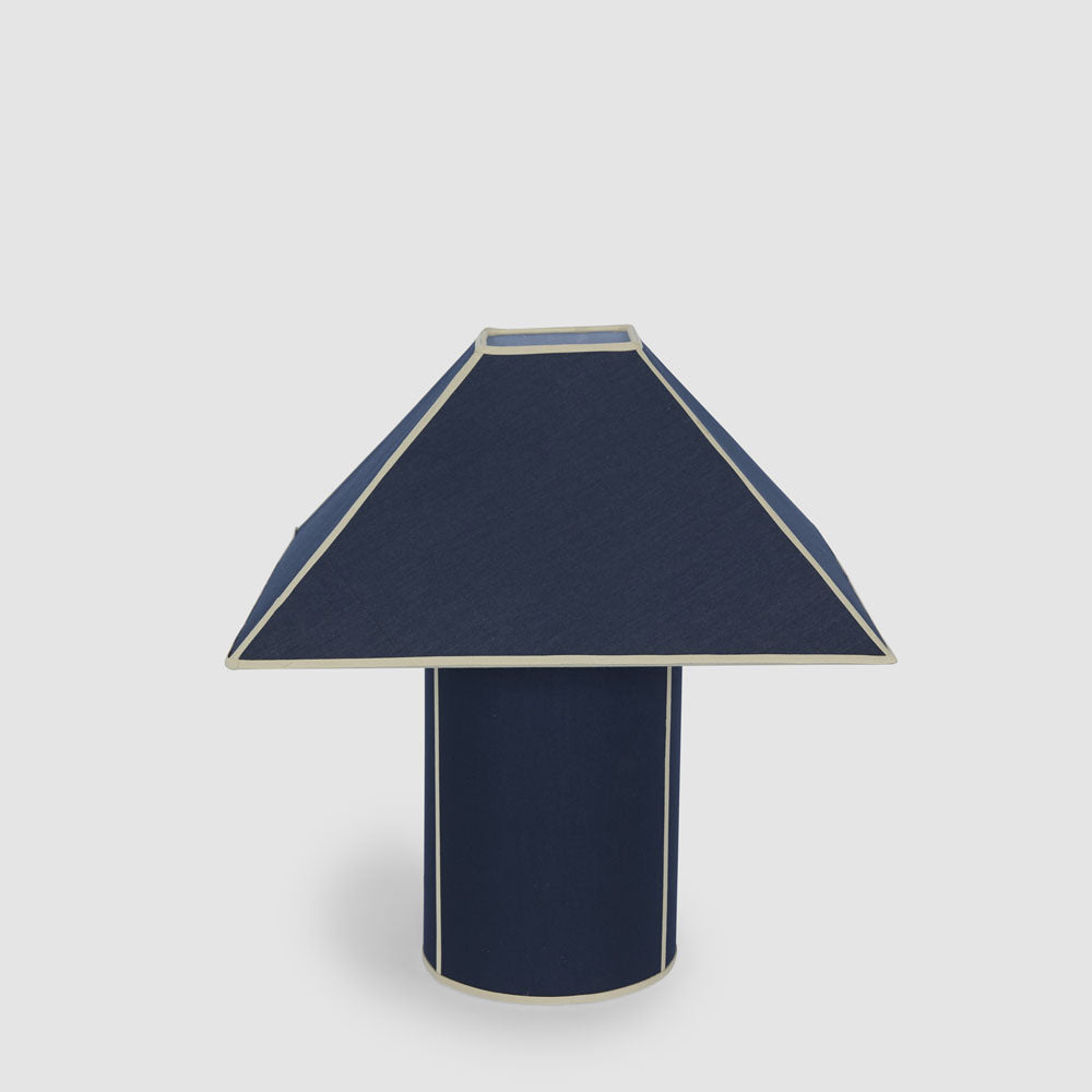 OneWorld Collection GABLE Table Lamp Dark Navy-ONEWORLD COLLECTION-Ozlighting.com.au