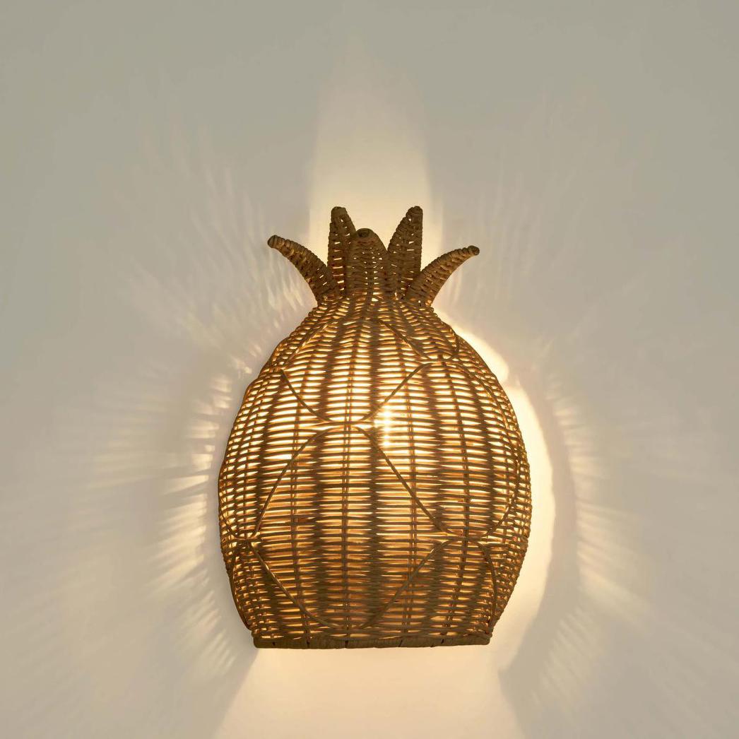 OneWorld Collection ISLA Rattan Wall Light-ONEWORLD COLLECTION-Ozlighting.com.au