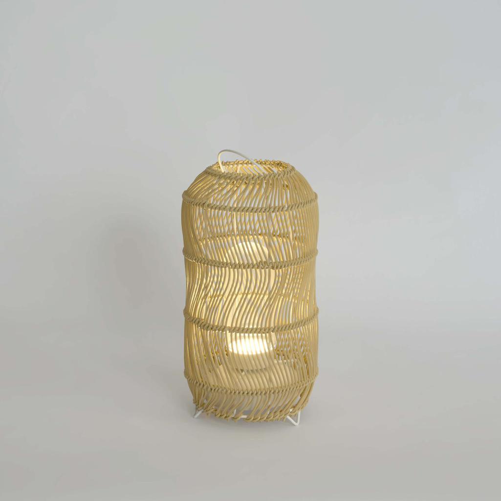 OneWorld Collection JETTY Rattan Rechargeable Lantern-ONEWORLD COLLECTION-Ozlighting.com.au