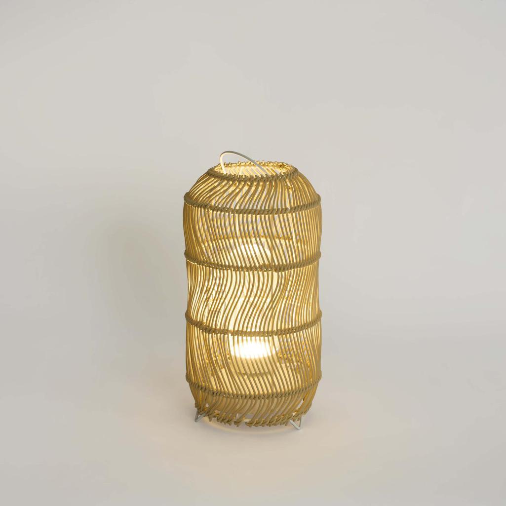 OneWorld Collection JETTY Rattan Rechargeable Lantern-ONEWORLD COLLECTION-Ozlighting.com.au