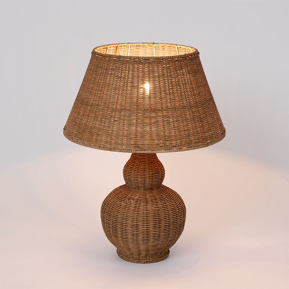 OneWorld Collection LONG ISLAND Rattan Table Lamp-ONEWORLD COLLECTION-Ozlighting.com.au