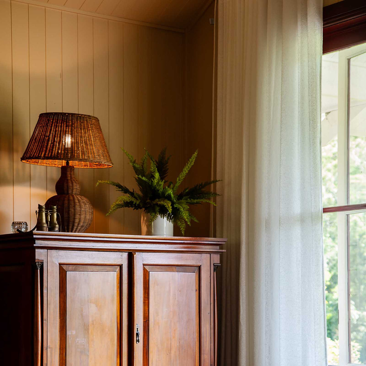 OneWorld Collection LONG ISLAND Rattan Table Lamp-ONEWORLD COLLECTION-Ozlighting.com.au