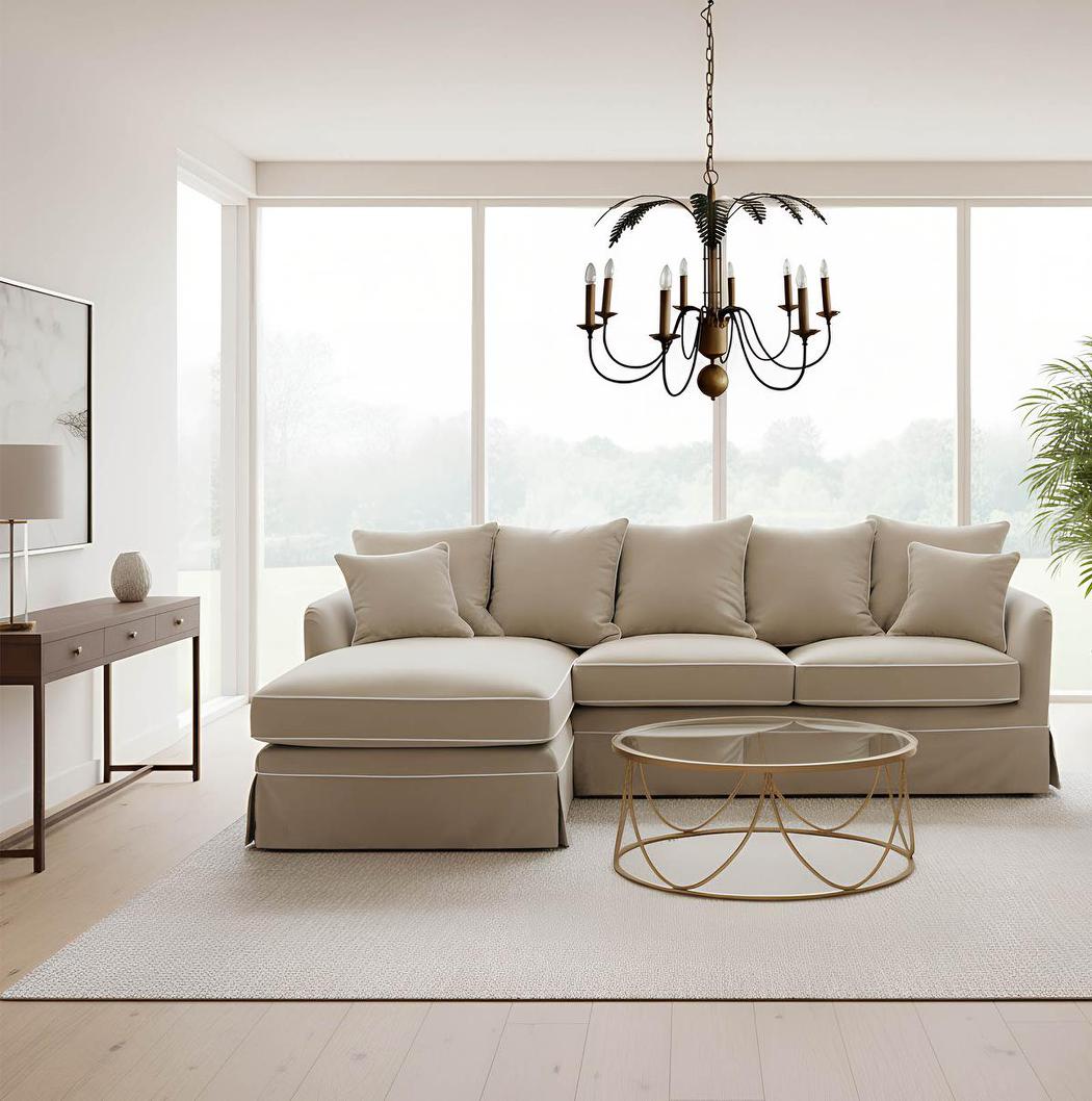 OneWorld Collection PALM LEAVES Iron Chandelier - 8-Light-ONEWORLD COLLECTION-Ozlighting.com.au