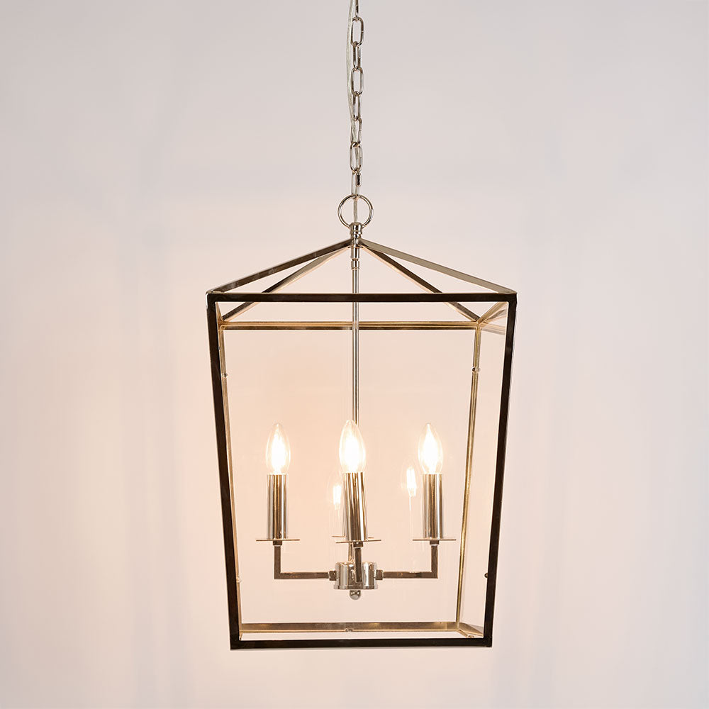 OneWorld Collection RALPH Square Glass Pendant Light - Large-ONEWORLD COLLECTION-Ozlighting.com.au