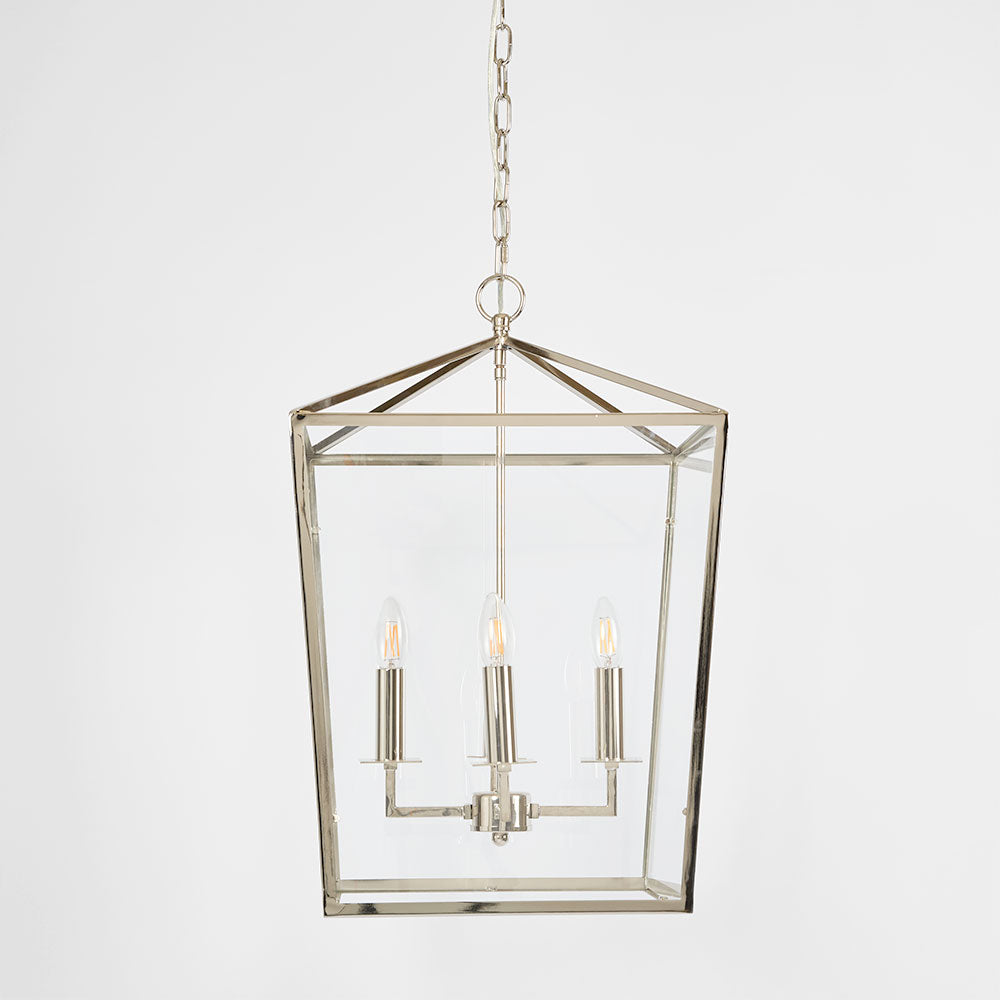 OneWorld Collection RALPH Square Glass Pendant Light - Large-ONEWORLD COLLECTION-Ozlighting.com.au