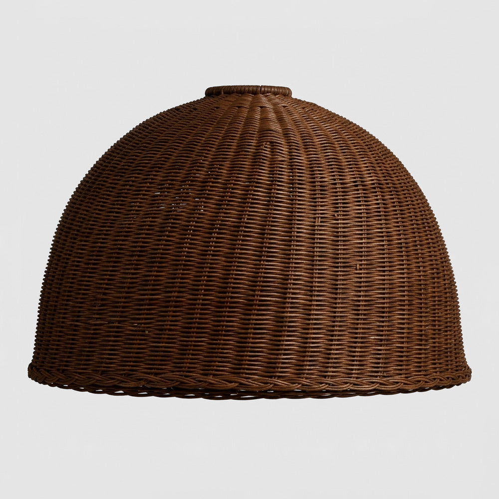 OneWorld Collection URN Rattan Floor Lampshade-ONEWORLD COLLECTION-Ozlighting.com.au