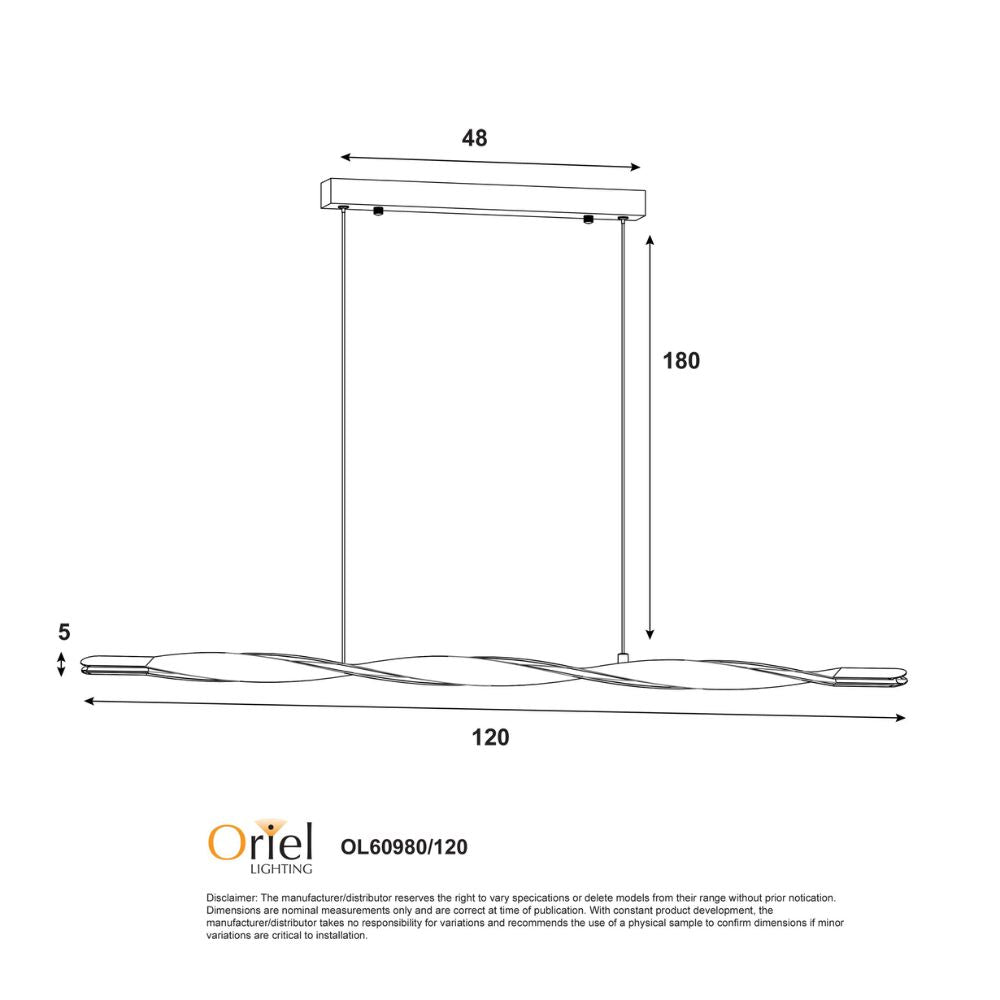 Oriel AEON LED Pendant - CTS-Oriel Lighting-Ozlighting.com.au