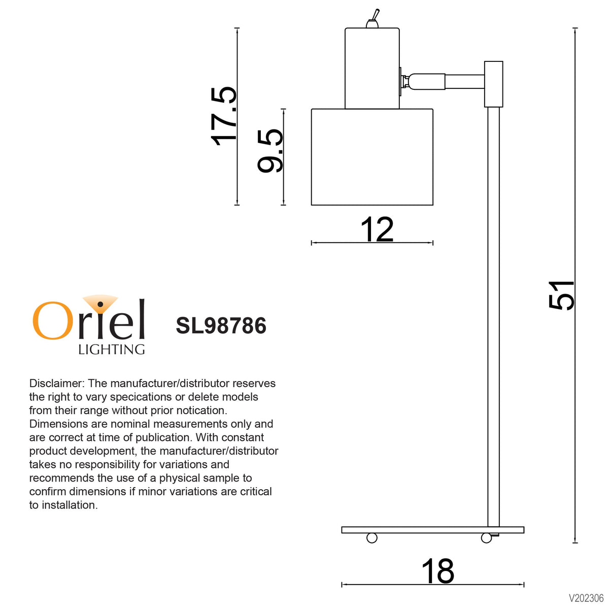 Oriel ARI - Desk And Table Lamp-Oriel Lighting-Ozlighting.com.au